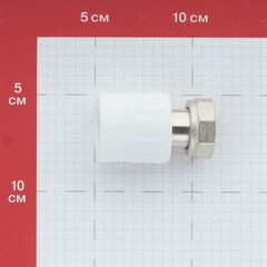 Муфта полипропиленовая Valfex с накидной гайкой 20 мм х 3/4 ВР(г) (10139120П) - фото 3