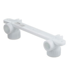 Водорозетка полипропиленовая Valfex двойная 20 мм х 1/2 ВР(г) на планке (10124020П) - фото 2