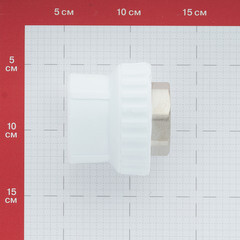 Муфта полипропиленовая Valfex 50 мм х 1 1/2 ВР(г) под ключ (10134050П) - фото 2