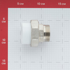 Муфта полипропиленовая Valfex разъемная (американка) 40 мм х 1 1/4 НР(ш) (10156032П) - фото 3