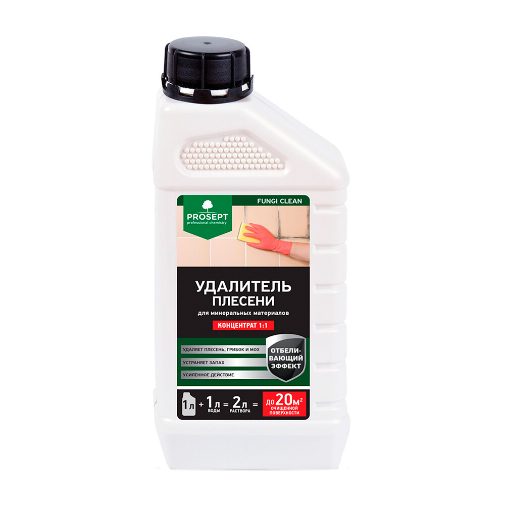 Изображение товара Средство для удаления и защиты от плесени Prosept Fungi Clean концентрат 1 литр Изображение товара Средство для удаления и защиты от плесени Prosept Fungi Clean концентрат 1 литр