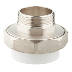 Муфта полипропиленовая Valfex разъемная (американка) 63 мм х 2 НР(ш) (10156050П) - фото 1