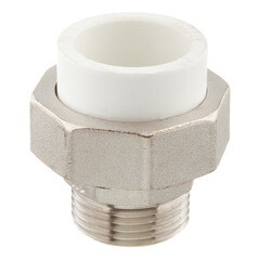 Муфта полипропиленовая Valtec разъемная (американка) 32 мм х 1 НР(ш) (VTp.761.0.03206) - фото 3