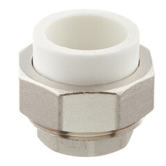 Муфта полипропиленовая Valtec разъемная (американка) 32 мм х 1 ВР(г) (VTp.762.0.03206) - фото 3