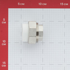 Муфта полипропиленовая Valtec разъемная (американка) 32 мм х 1 ВР(г) (VTp.762.0.03206) - фото 2