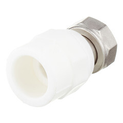 Муфта полипропиленовая Valtec с накидной гайкой 25 мм х 3/4 ВР(г) (VTp.708.0.02505) - фото 4