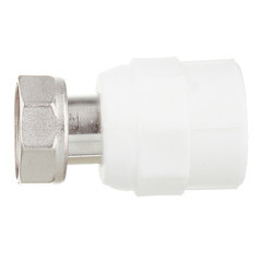 Муфта полипропиленовая Valtec с накидной гайкой 25 мм х 3/4 ВР(г) (VTp.708.0.02505) - фото 3