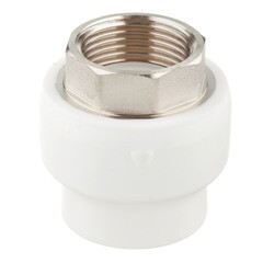 Изображение товара Муфта полипропиленовая Valtec 32 мм х 1 ВР(г) под ключ (VTp.706.0.03206)