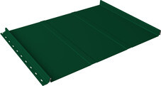 Кликфальц 0,5 мм Grand Line Line с пленкой на замках зеленый RAL 6005 satin