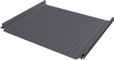 Кликфальц 0,45 мм Grand Line Pro Gofr с пленкой на замках сигнально-серый RAL 7004 drap TX