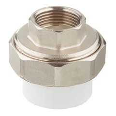 Муфта полипропиленовая Valfex разъемная (американка) 32 мм х 3/4 ВР(г) (10155220П) - фото 1