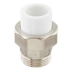 Муфта полипропиленовая Valfex разъемная (американка) 20 мм х 3/4 НР(ш) (10156120П) - фото 3