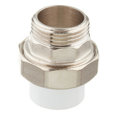 Муфта полипропиленовая Valfex разъемная (американка) 25 мм х 1 НР(ш) (10156225П) - фото 1