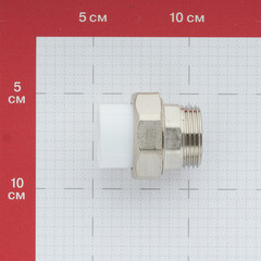 Муфта полипропиленовая Valfex разъемная (американка) 25 мм х 1 НР(ш) (10156225П) - фото 2