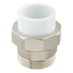 Муфта полипропиленовая Valfex разъемная (американка) 32 мм х 1 1/4 НР(ш) (10156132П) - фото 3