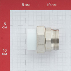 Муфта полипропиленовая Valfex разъемная (американка) 32 мм х 1 1/4 НР(ш) (10156132П) - фото 2