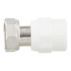 Муфта полипропиленовая Valtec с накидной гайкой 20 мм х 3/4 ВР(г) (VTp.708.0.02005) - фото 3