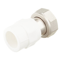 Муфта полипропиленовая Valtec с накидной гайкой 25 мм х 1 ВР(г) (VTp.708.0.02506) - фото 4