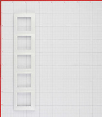 Рамка Simon 15 пятиместная белая (1500650-030) - фото 3