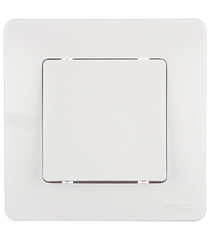 Изображение товара Выключатель Systeme Electric Blanca одноклавишный встраиваемый белый (BLNVS010101)