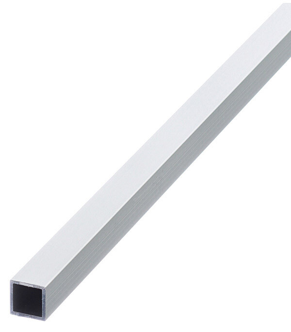 Изображение товара Трубка алюминиевая квадратная 10х10х1х2000 мм анодированная