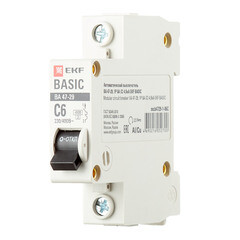 Автоматический выключатель модульный EKF Basic ВА 47-29 1P 6А тип C 4,5 кА 230 В (mcb4729-1-06C) - фото 5