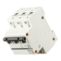 Автоматический выключатель модульный EKF Basic ВА 47-29 3P 25А тип C 4,5 кА 400 В (mcb4729-3-25C) - фото 2