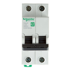 Автоматический выключатель модульный Schneider Electric Easy9 2P 25А тип C 6 кА 220 В (EZ9F56225)