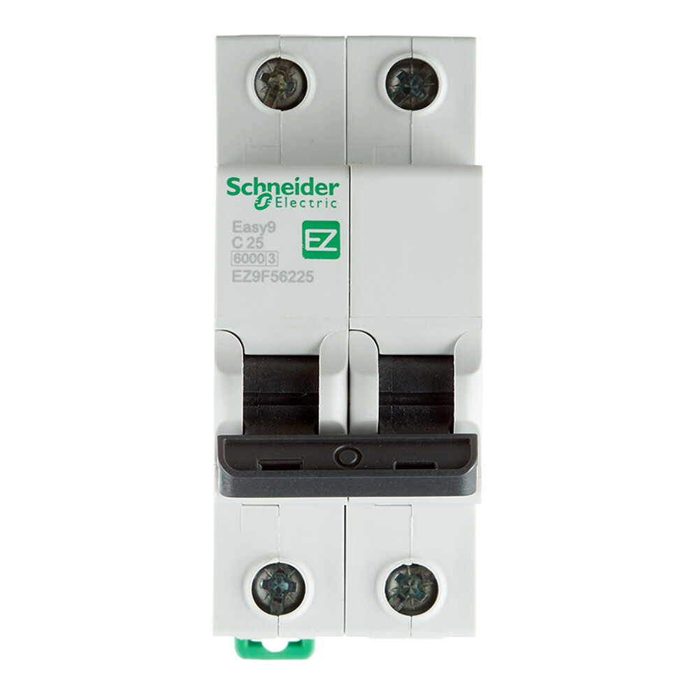 Изображение товара Автоматический выключатель Schneider Electric Easy9 2P 25А тип C 6 кА