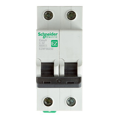 Изображение товара Автоматический выключатель модульный Schneider Electric Easy9 2P 32А тип C 6 кА 220 В (EZ9F56232)