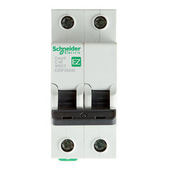 Автоматический выключатель Systeme Electric Easy9 (EZ9F56240) 2P 40А тип С 6 кА 220 В на DIN-рейку