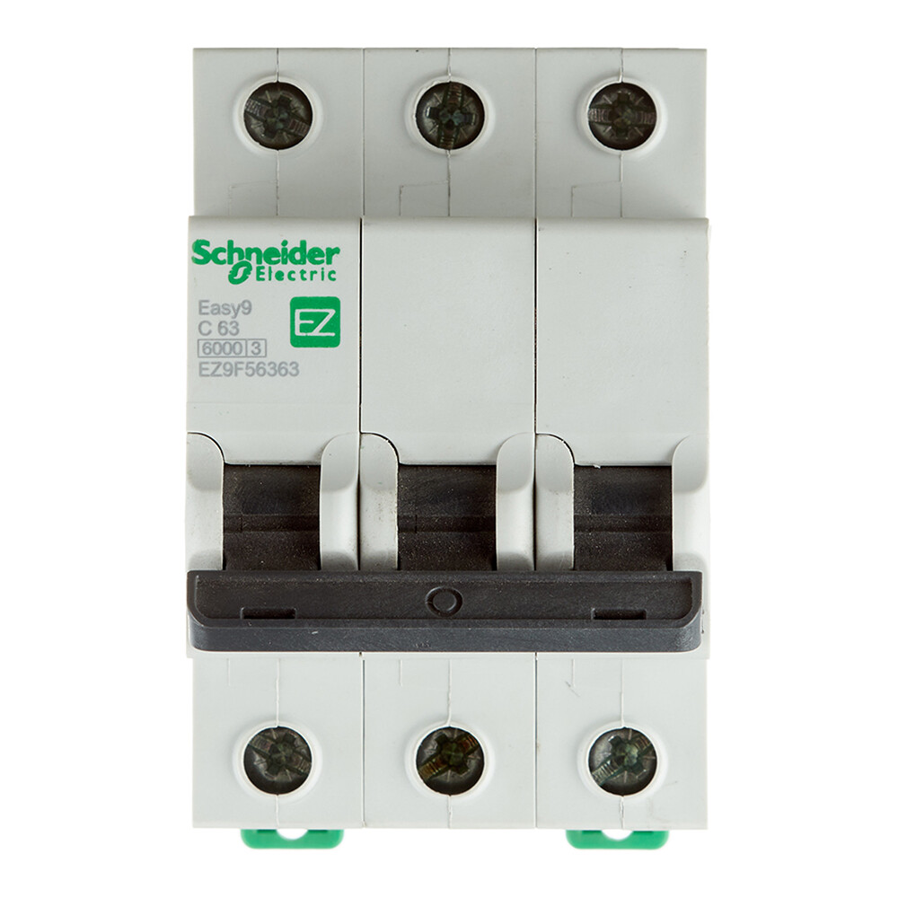 Изображение товара Автоматический выключатель Schneider Electric Easy9 3P 63А тип C 6 кА 220 В