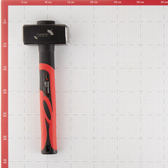 Кувалда кованая Hesler 1 кг фибергласовая ручка (675293) - фото 2