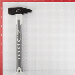 Молоток слесарный КМ 1 кг фибергласовая ручка (675294) - фото 3