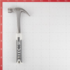 Молоток-гвоздодер цельнометаллический КМ 450 г обрезиненная ручка (675301) - фото 3