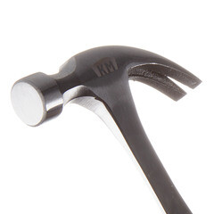 Молоток-гвоздодер цельнометаллический КМ 560 г обрезиненная ручка (675303) - фото 4