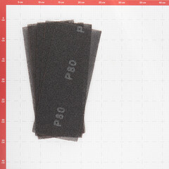 Сетка шлифовальная Сибртех 115х280 мм P80 (5 шт.) - фото 3