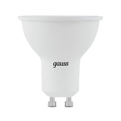 Лампа светодиодная Gauss GU10 3000К 7 Вт 600 Лм 150-265 В рефлектор MR16 матовая (10 шт.) - фото 2
