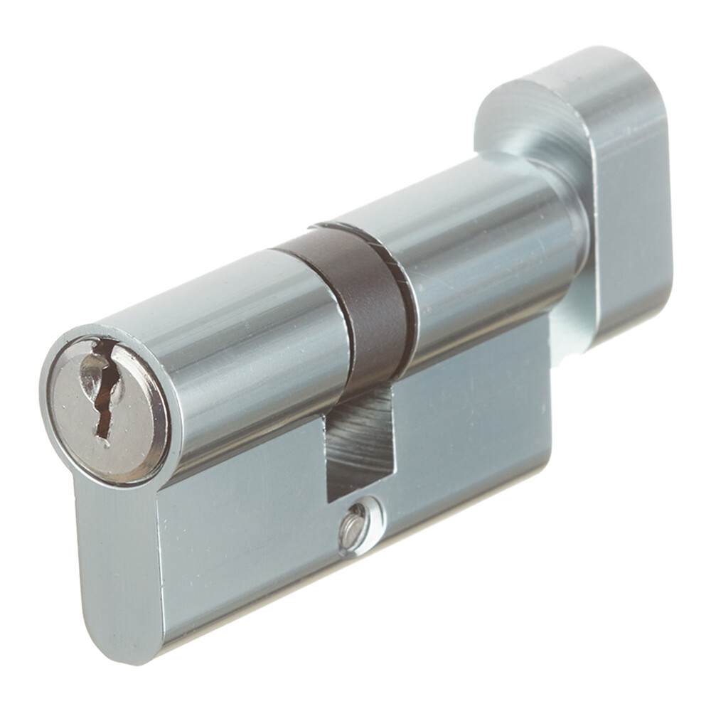 Цилиндр Corsa Deco 60 30х30 мм ключ/вертушка матовый никель