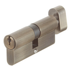 Цилиндр Corsa Deco 70 35х35 мм ключ/вертушка античная бронза