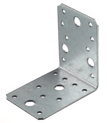 Уголок крепежный оцинкованный 90х90х65х2.5 мм GAH ALBERTS - фото 1