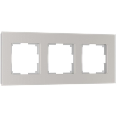 Рамка Werkel Senso трехместная дымчатая soft-touch (a067416)