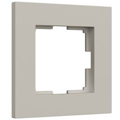 Рамка Werkel Slab одноместная дымчатая софт (a071622)