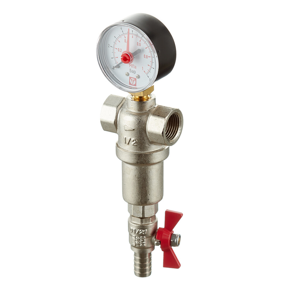 Изображение товара Фильтр промывной Valtec 1/2 ВР(г) х 1/2 ВР(г) (VT.389.N.04)