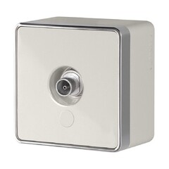 Розетка телевизионная Werkel Gallant накладная слоновая кость (W5083003)