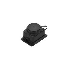 Колодка 1 розетка Systeme Electric MultiSet с заземлением 16 А 250 В IP44 с крышкой черная (MST4003BK)