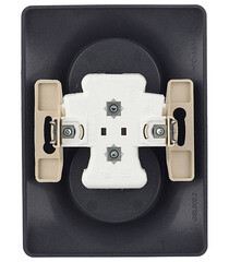 Розетка Systeme Electric Glossa встраиваемая антрацит (GSL000720) - фото 5