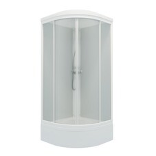Душевая кабина Triton Ультра 90х90х231,5 см стекло прозрачное 4 мм со средним поддоном полукруг