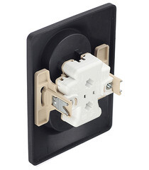 Розетка Systeme Electric Glossa встраиваемая антрацит (GSL000720) - фото 2