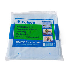 Пленка защитная Folsen 7 мкм 4х12,5 м (50 кв.м)